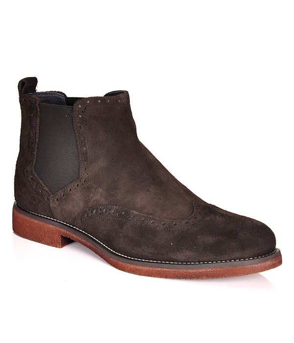 Aldo Coffee Suede Leather Men's Boots