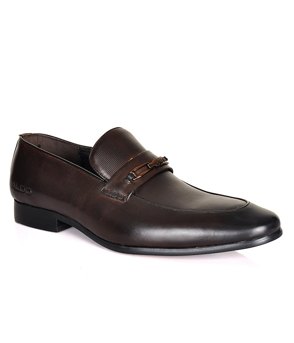 Aldo Coffee horsebit crafted leather shoes – Ajebomarket