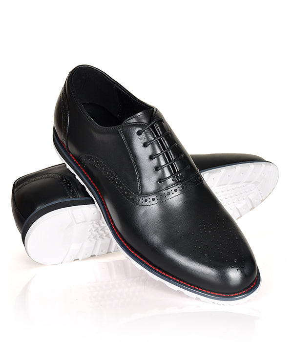 Aldo Oxford Black Leather Shoes