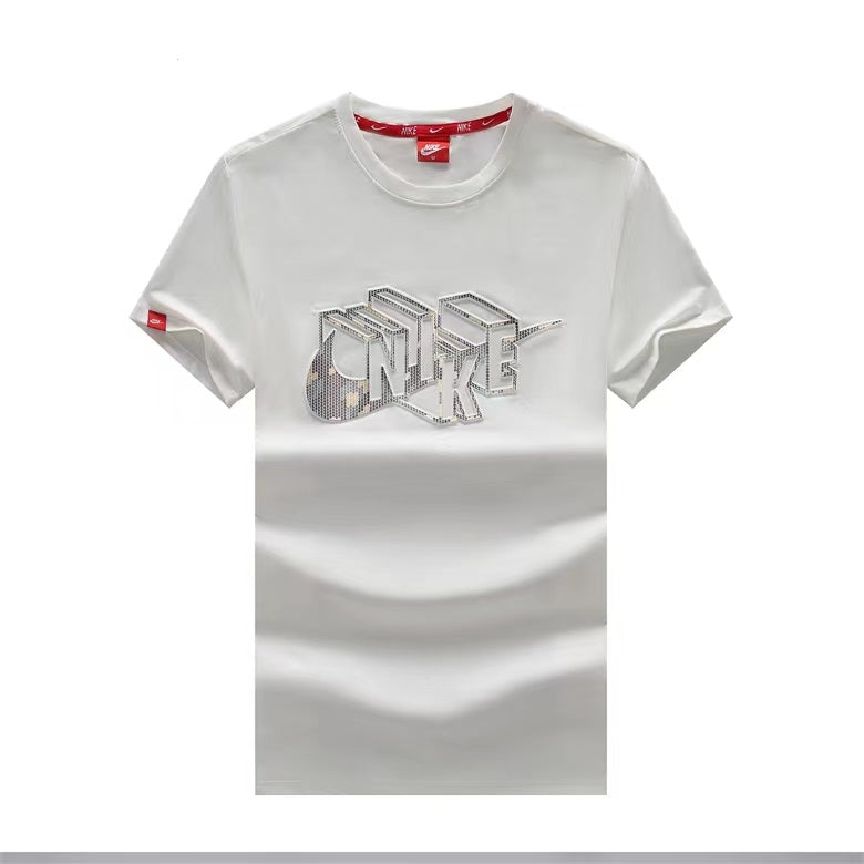 Nike Graphic Logo Men's Cotton T-Shirt-White