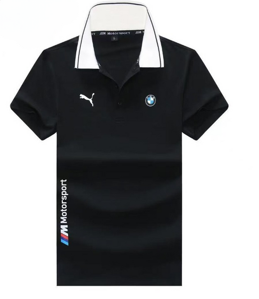 Motorsport black polo shirt