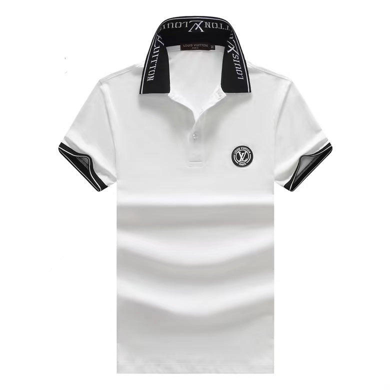 Louis V Men's polo shirt in white
