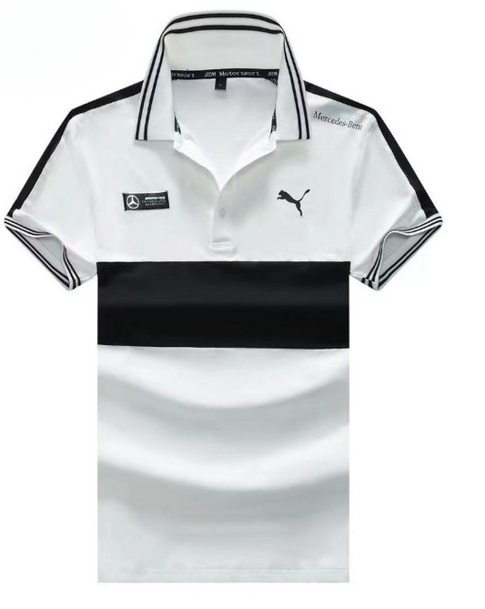 Petronas AMG white polo shirt