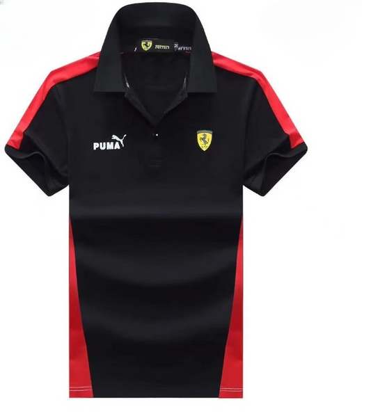 Ferrari Black polo-shirt