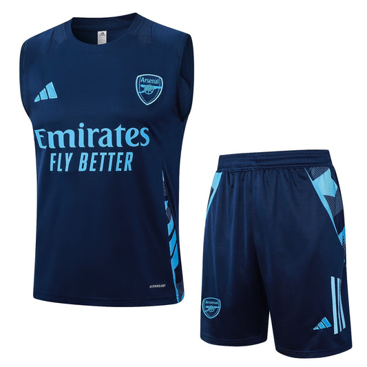 adidas Arsenal 24/25 sleeveless navy training kit