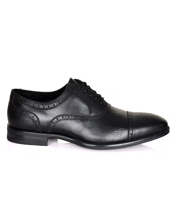 Kenneth Cole Brogues Oxford Lace-up Shoe-Black