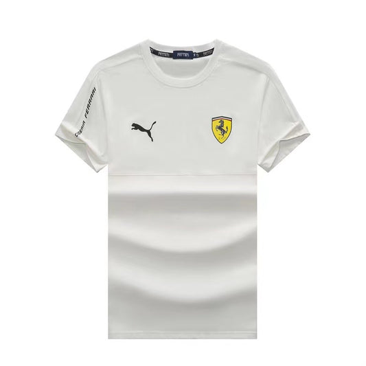 Puma Ferrari Crew Neck T-Shirt-White