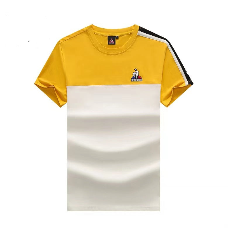 Lecoq Sportif Men's Crew Neck T-shirt-Multicolor
