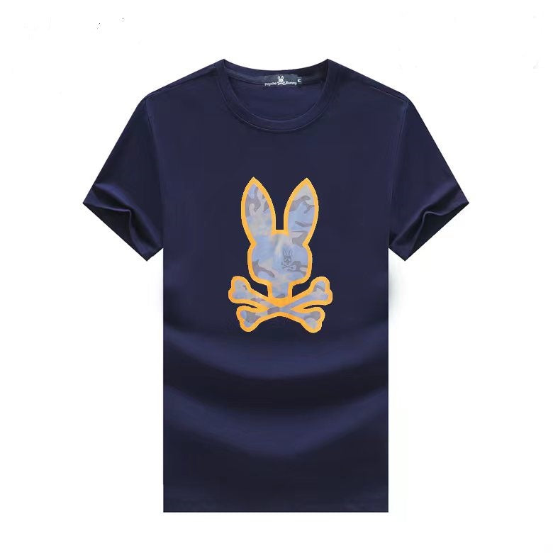 Psycho Bunny Men's Regular Fitted T-shirt| Blue