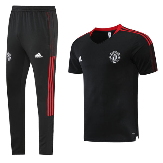 adidas Football Manchester United FC training t-shirt in black
