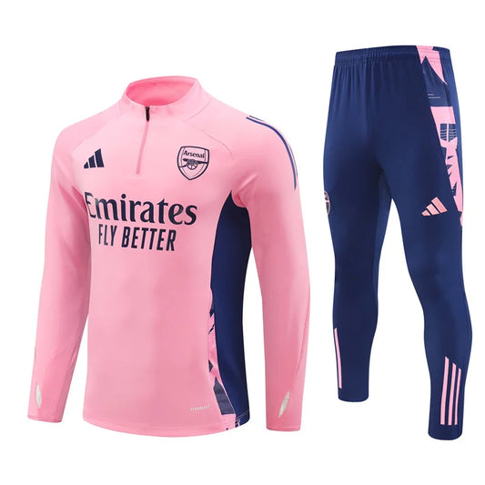 Arsenal half zip 24/25 pink training kit