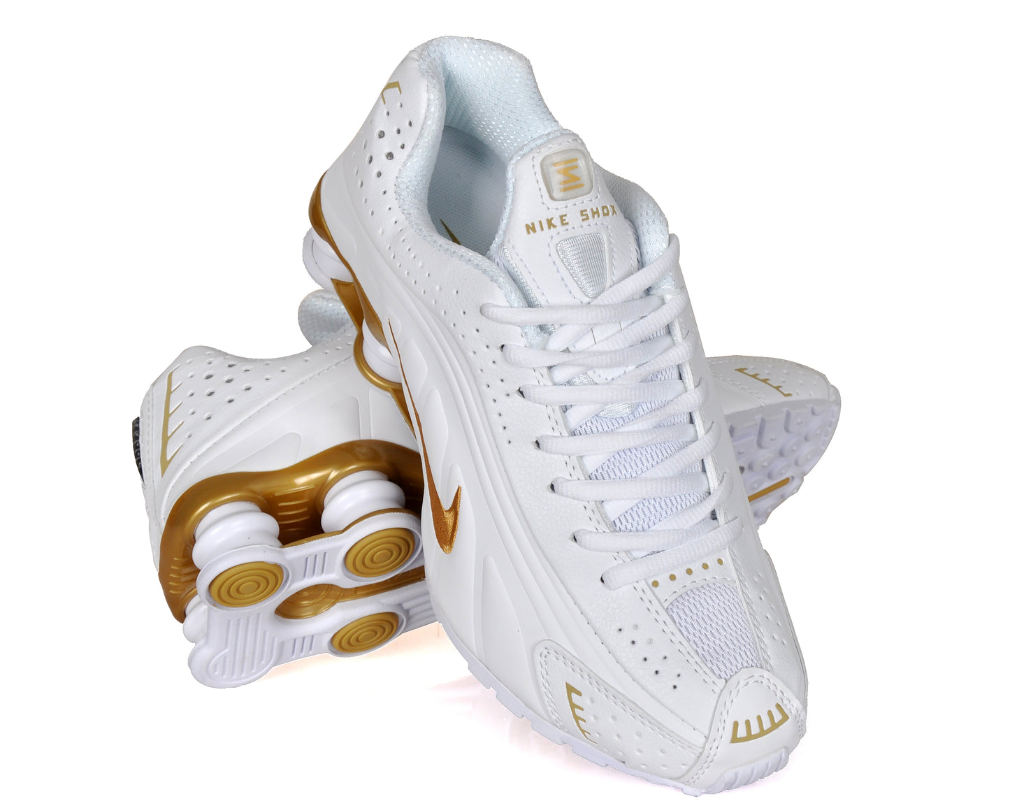 Nike Shox CL Premium White-Metallic Gold Men’s