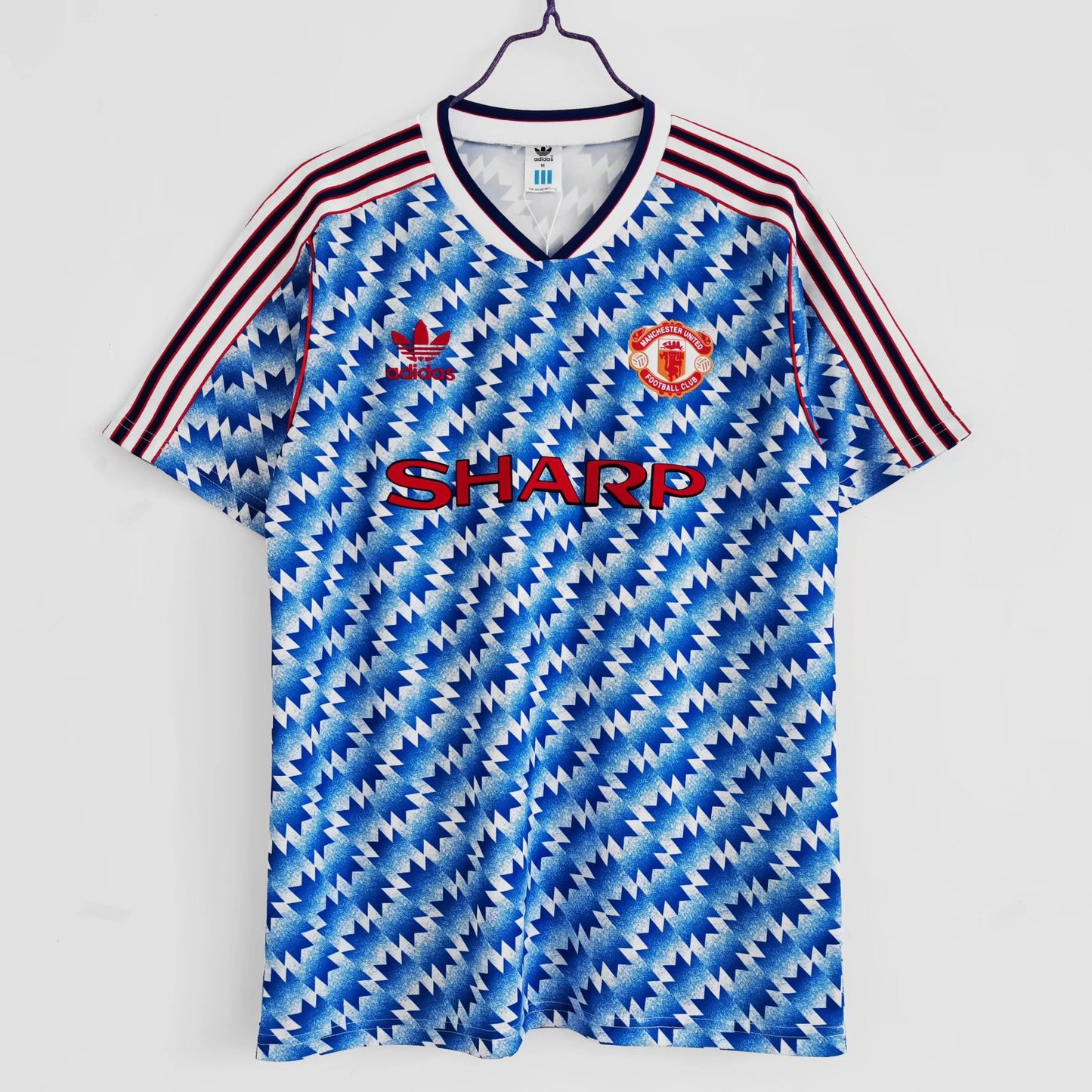 Retro version 90/92 Manchester United away Soccer Jersey