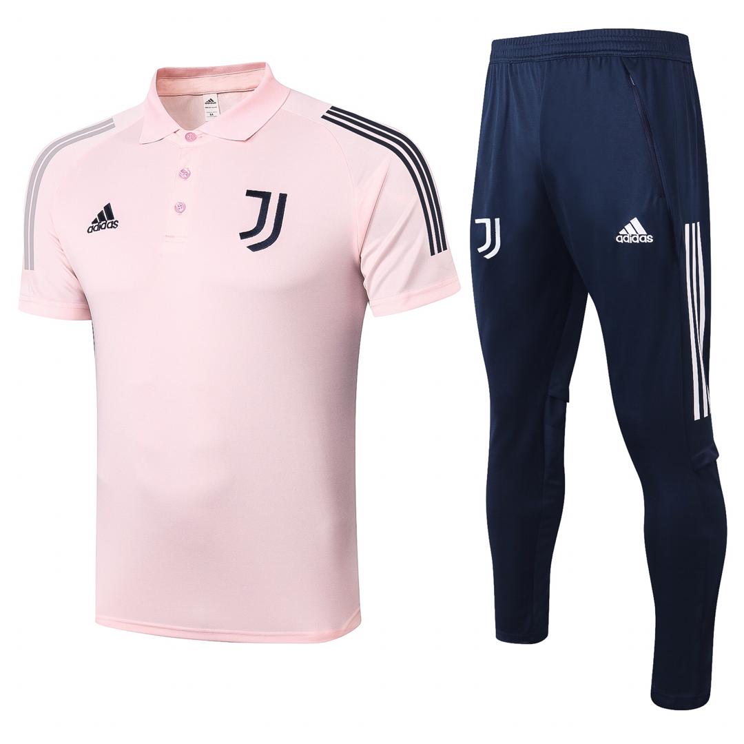 Juventus Prematch Polo Tracksuit | Pink