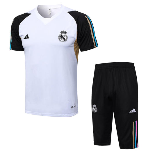 Real Madrid Short Training Kit White 2023/24
