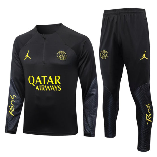 PSG JORDAN BLACK TRACK KIT