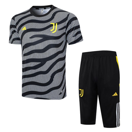 Mens Juventus Short Training Kit Grey 2023/24
