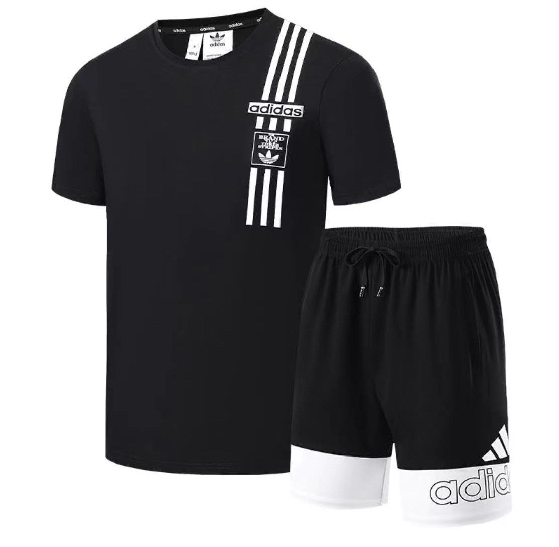 Adidas 3s Essential Training Set Men's Shortsuit-Black – Ajebomarket