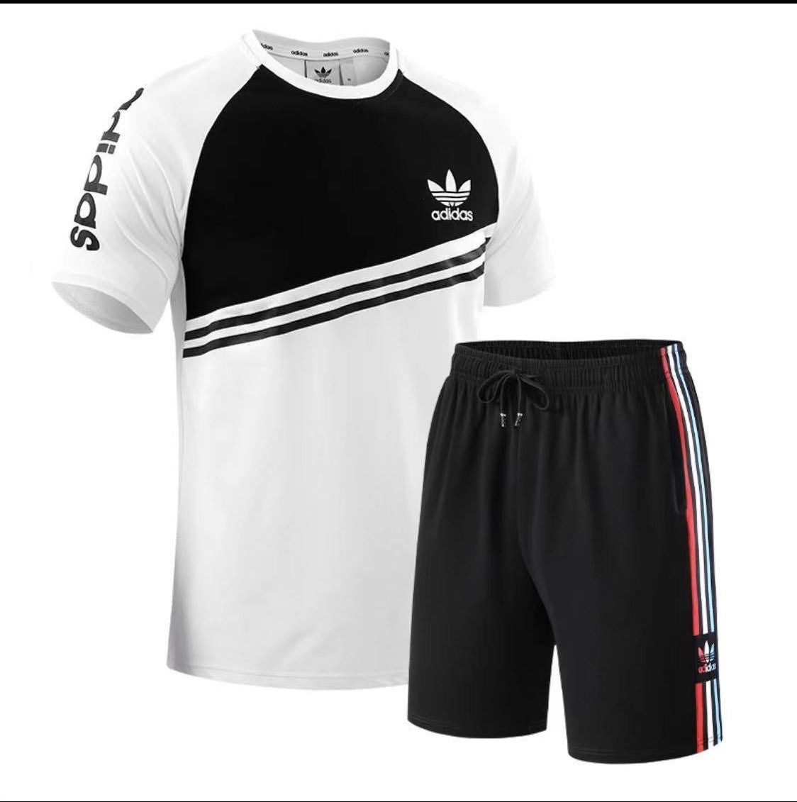 Adidas 3s Essential Training Set Men's Shortsuit-Multicolor