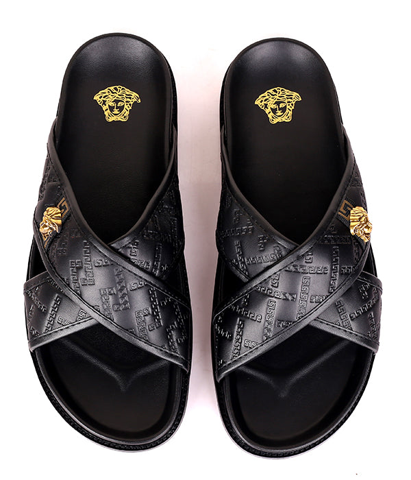 Medusa Cross Cover Slide|Black