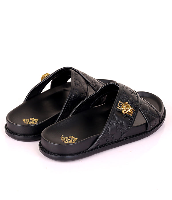 Medusa Cross Cover Slide|Black