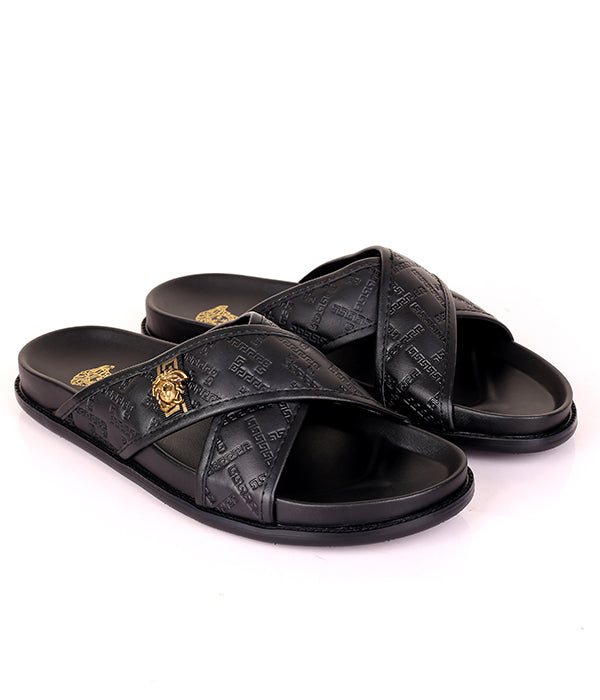 Medusa Cross Cover Slide|Black