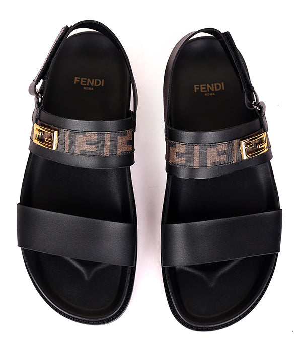 F Men's Clip Sandals|Black