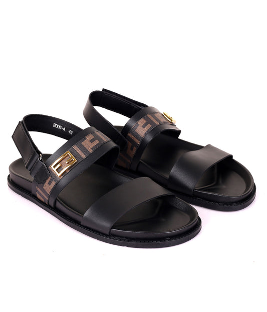 F Men's Clip Sandals|Black