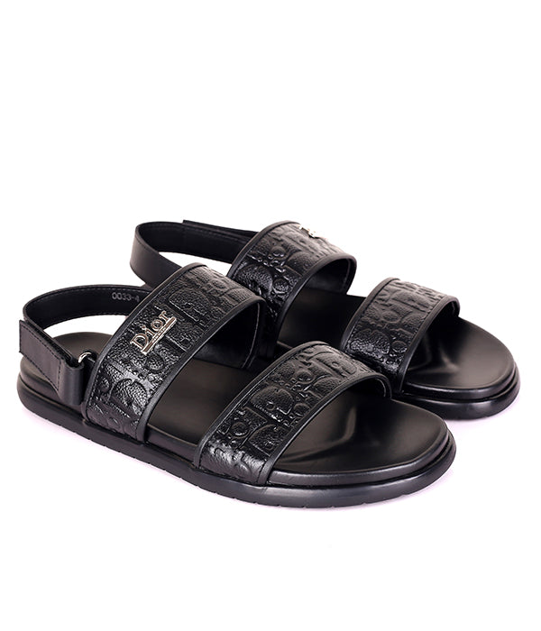 Christian Dior Clip Buckle Sandals|Black – Ajebomarket