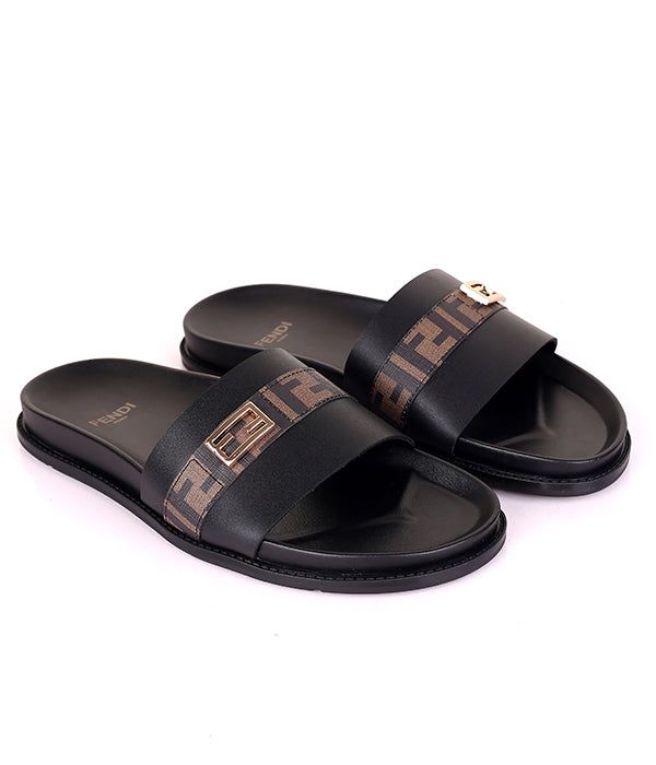 Fendi Men's Cover Slide|Black – Ajebomarket