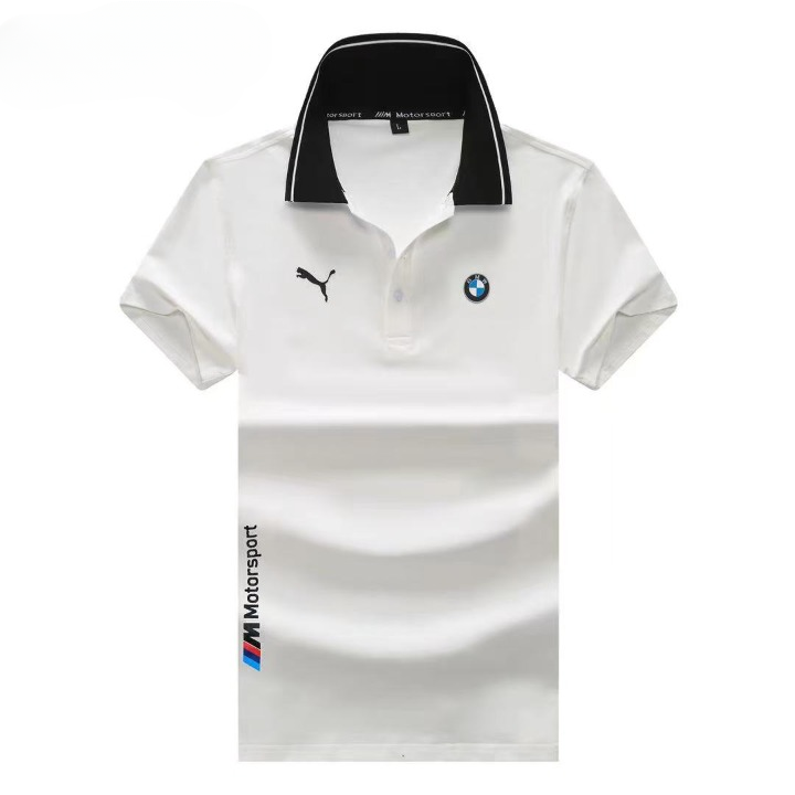 BMW White polo shirt