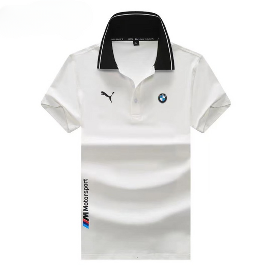 BMW White polo shirt