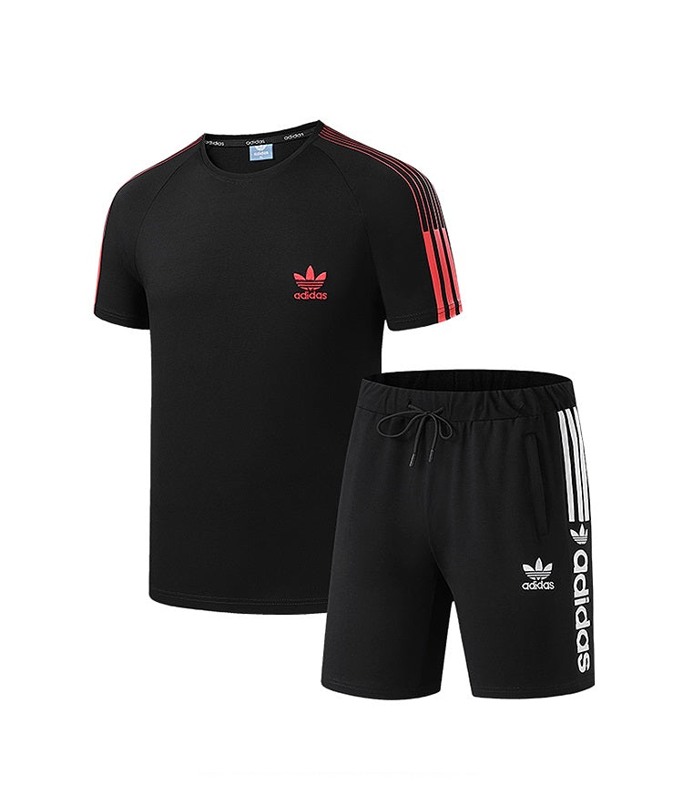 Adidas T-shirt and Short Outfit | Black