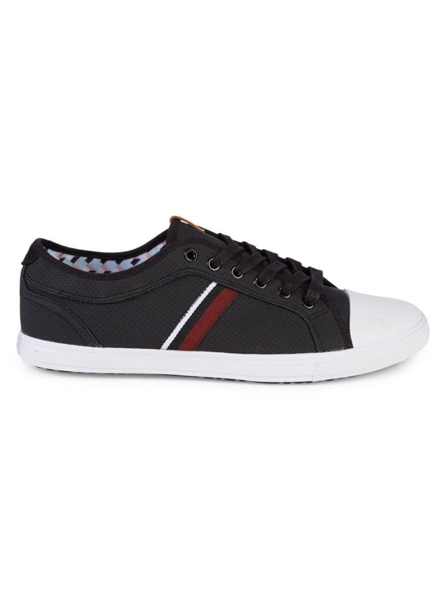 Ben Sherman madison perforated Faux Leather Sneaker