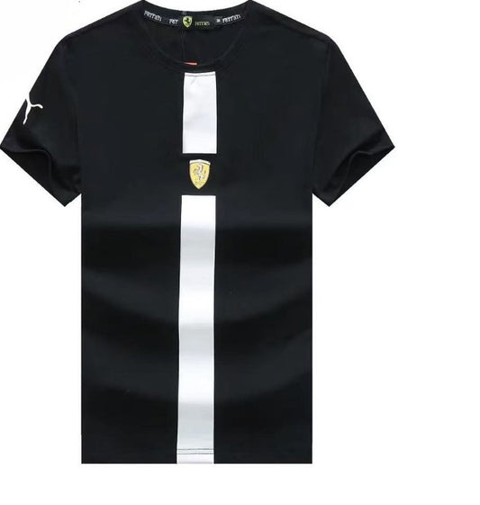 Ferrari crew neck black t-shirt