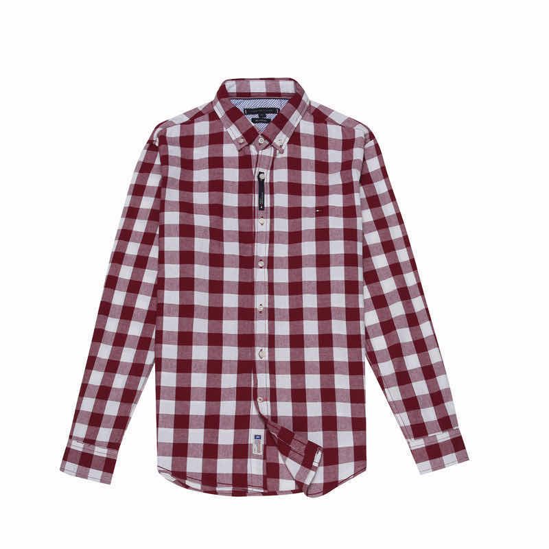 Tommy Hilfiger Check Shirt | White Brown
