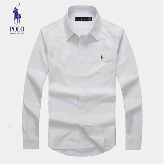 PRL Small Pony Longsleeve Shirt | White