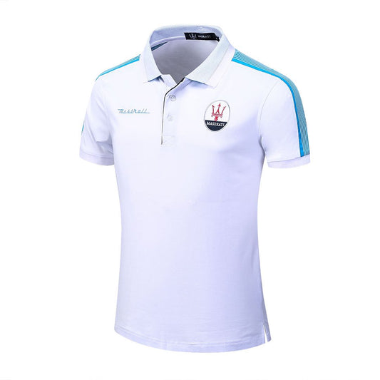 Maserati Mens Polo | White