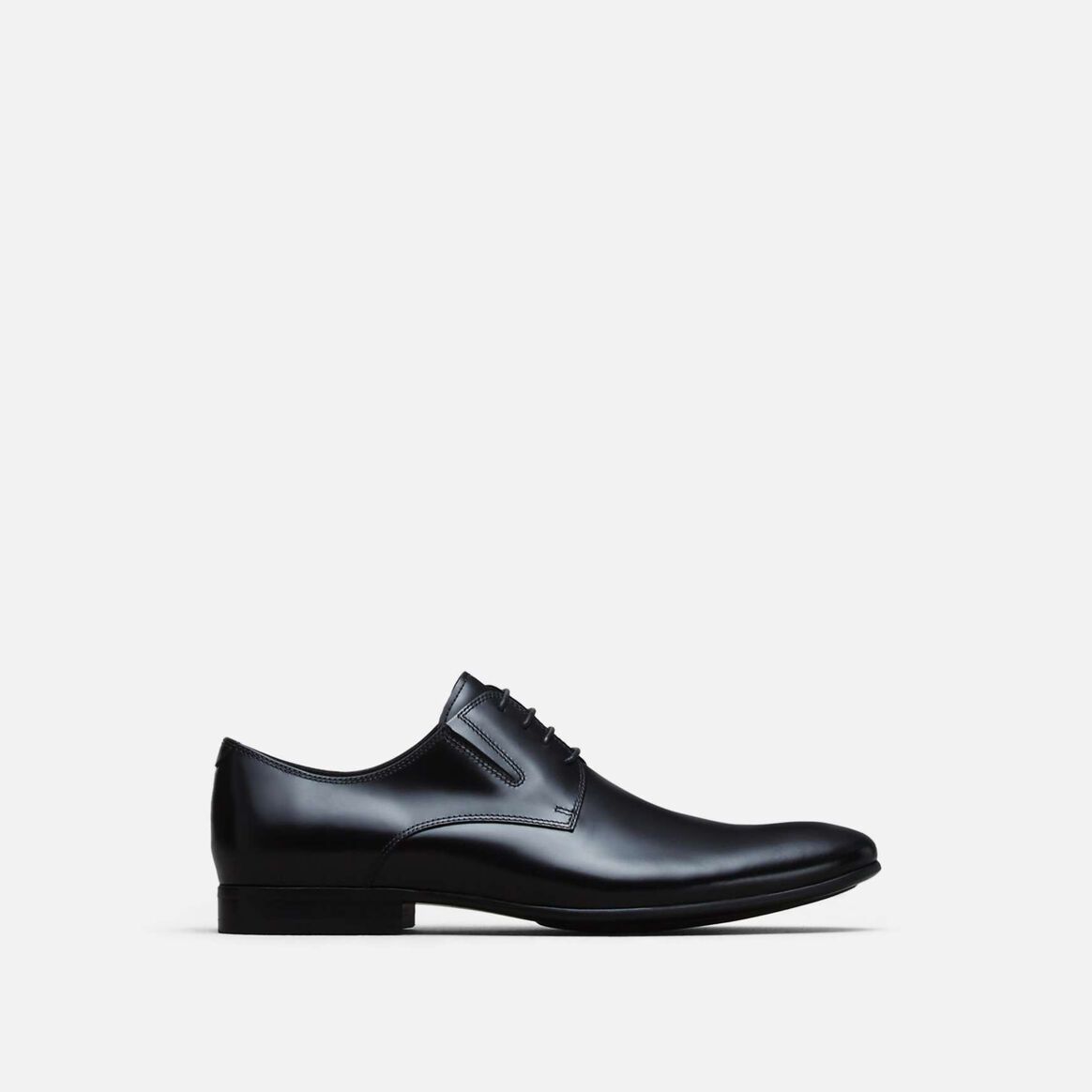 Kenneth Cole Mix-er Black Leather Dress Shoe